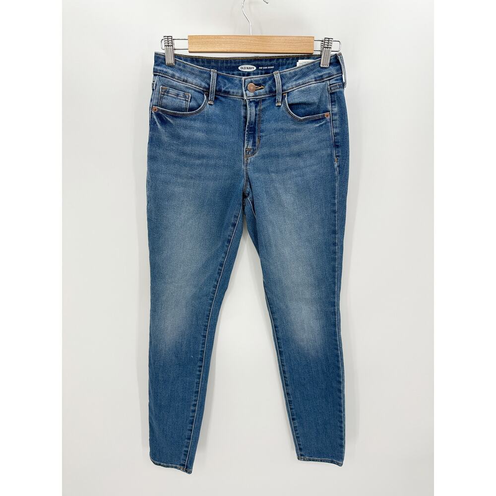 Old Navy Willow Medium Wash Pop Icon Skinny Jeans Womens Size 2